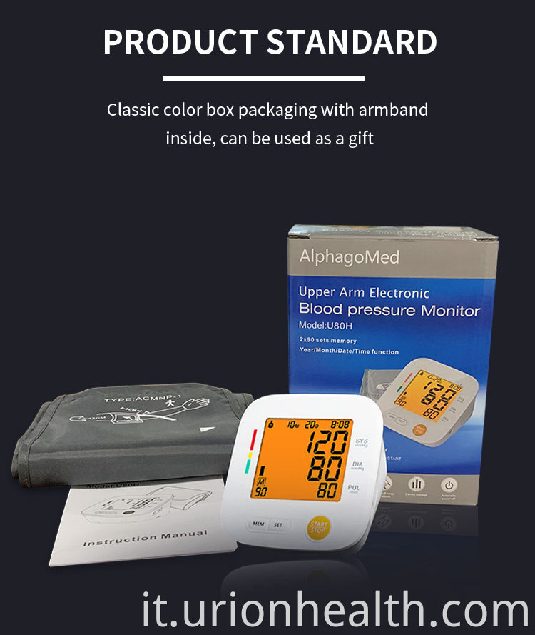 blood pressure monitor packing